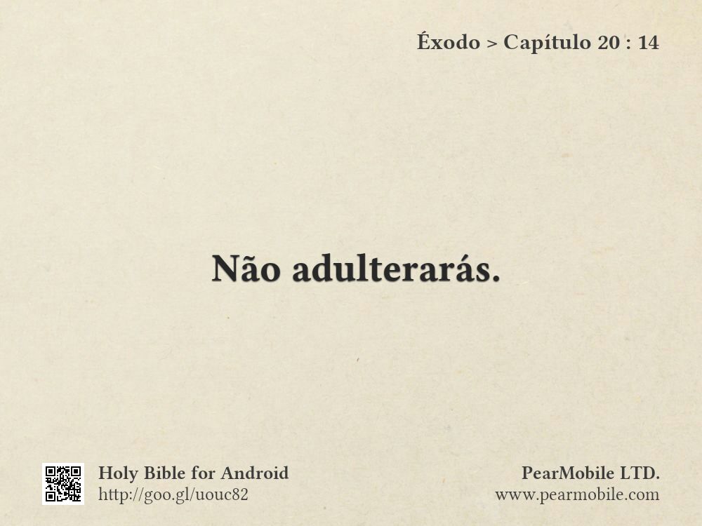 Éxodo, Capítulo 20:14